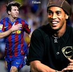 Para Ronaldinho `nadie en el mundo juega como Messi´