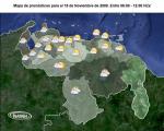 VENEZUELA / Continuarán las lluvias en horas de la tarde y noche